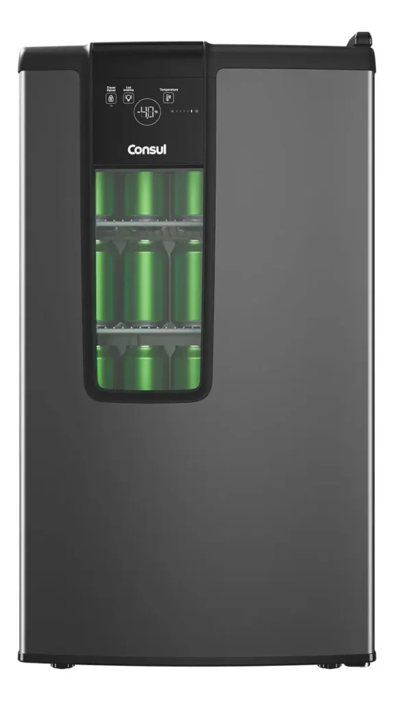 Cervejeira Titanium Czd12mt 83l Cinza Escuro Consul